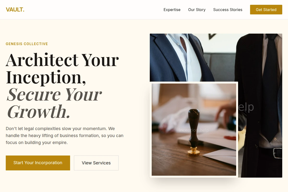 Vault Business Incorporation